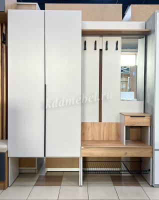 Прихожая К1 Баско (Кашемир/Дуб крафт золотой)