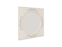 Зеркало навесное Каролина (Вудлайн кремовый/Сандал белый патина)