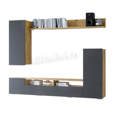 Гостиная Диаманд (Крафт/Графит)