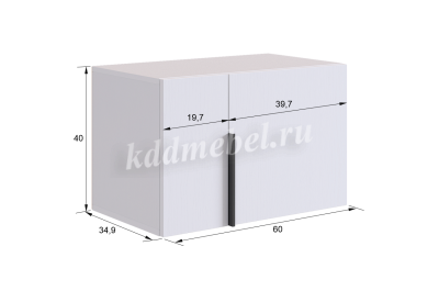 Антресоль 2дв. Баско L600 (Кашемир)