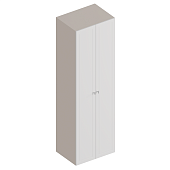 Шкаф 2ств. Лорэн с полками (Тефия/Софт айс)