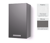 Шкаф верхний 4В кухня Осло (Белый/Карбон вулкан)