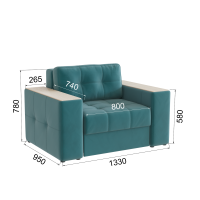 Кресло вать Нави_Брюза