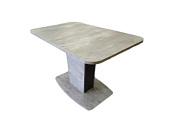 Стол обеденный раздвижной Азалия-3 (Бетон/Антрацит) УЦЕНКА