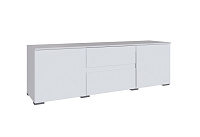 Тумба ТВ Плейона гостиная (Белый древесные поры)