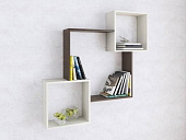 Полка Ника-2 (Венге/Ясень анкор светлый)