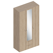 Шкаф 3ств. Ева с ящиками (Тира/Кадена вуд)