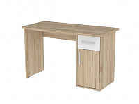 Стол компьютерный 1200 Лайт-1 (Дуб сонома/Белый)