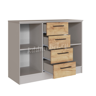 Комод Вегас (Кашемир/Дуб крафт золотой)