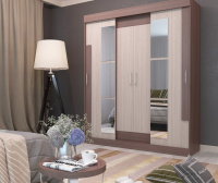 шкаф-купе Феникс ясень шимо