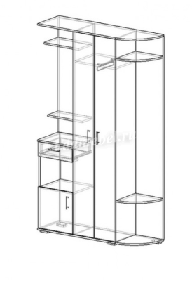 Прихожая Виза (Ясень шимо светлый)