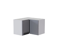 Шкаф верхний угловой УВП-2 360 кухня Осло (Белый/Карбон сакура)