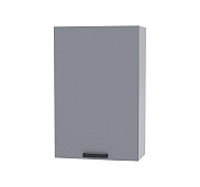 Шкаф верхний сушка с единым фасадом 6С кухня Осло (Белый/Карбон пепел)