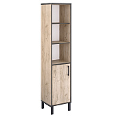 Шкаф-пенал Гермес Лофт Шк43 (Дуб крафт серый)