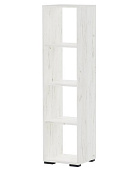 Стеллаж Гретта Куб-4 (Дуб крафт белый)