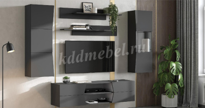 Полка Оникс навесной (Графит)