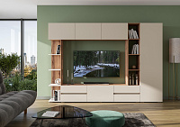 Гостиная Веста (Делано темный/Сатин)