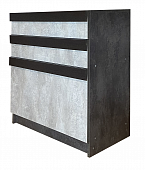 Комод Лайф (Бетон темный/Бетон светлый)