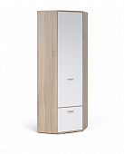 Шкаф угловой Виола (Дуб сонома/Белый)