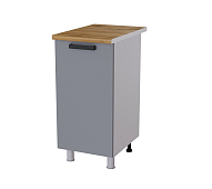 Шкаф нижний 4Р кухня Григгс без столешницы (Белый/Камень светлый)