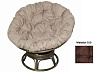 Кресло Papasan Swivel (Ротанг №6, ткань Matador 010) УЦЕНКА 