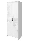 Шкаф 2-х створчатый Соня СШ-2 (Белый/Белый глянец)