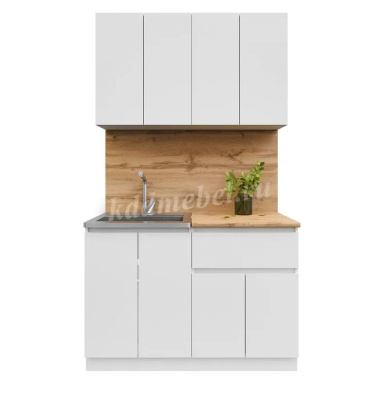 Кухня Лето 1,2 (Белый)