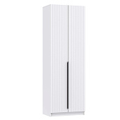 Шкаф для одежды 2-х дв. Брандо 67.14 (h 2380) (Белый/Белый МДФ)