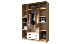 Шкаф Квадро Вотан открытый