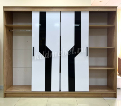 Гостиная Кармен (Дуб вотан/Белый гладкий)