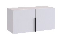 Антресоль 2дв. Баско L800 (Белое дерево)