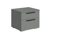 Тумба прикроватная Люмьер (Шиншилла серая)