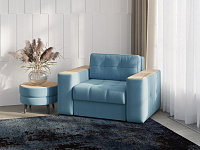 Кресло-кровать Нави (Светло-голубой/Дуб канадский)