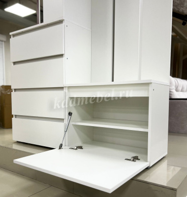 Прихожая Агава 7 (Шагрень белый)  