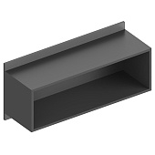 Полка настенная №4 Вита (Темно-серый лофт)