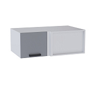 Шкаф верхний глубокий угловой УВГ кухня Кампео (Белый/Гранит софт матовый)