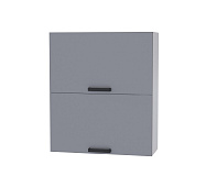 Шкаф верхний высокий горизонтальные В8ВГ кухня Контемп (Дуб сонома/Мрамор лайт)