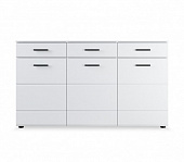 Комод Йорк 3д (Белый жемчуг/Белый глянец)