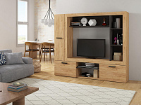 Гостиная Оскар 3 (Дуб золотой/Венге)