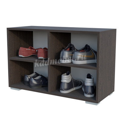 Обувница Вегас (Венге/Белый глянец)