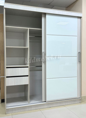 Шкаф-купе Танго 1.8 лакобель Р (Анкор светлый)