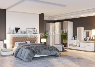 Зеркало Жасмин (Дуб баррик/Белый лофт)