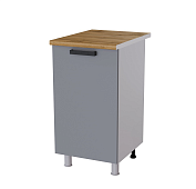 Шкаф нижний 45Р кухня Осло без столешницы (Белый/Карбон манго)