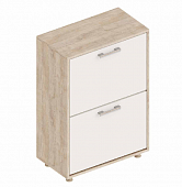 Обувница 2ств. Граф (Дуб баррик/Перламутр)