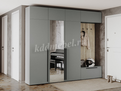 Антресоль Люмьер 900 (Шиншилла серая)