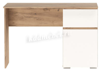 Стол письменный Гретта 1С1Я (Дуб крафт золотой/Белый)